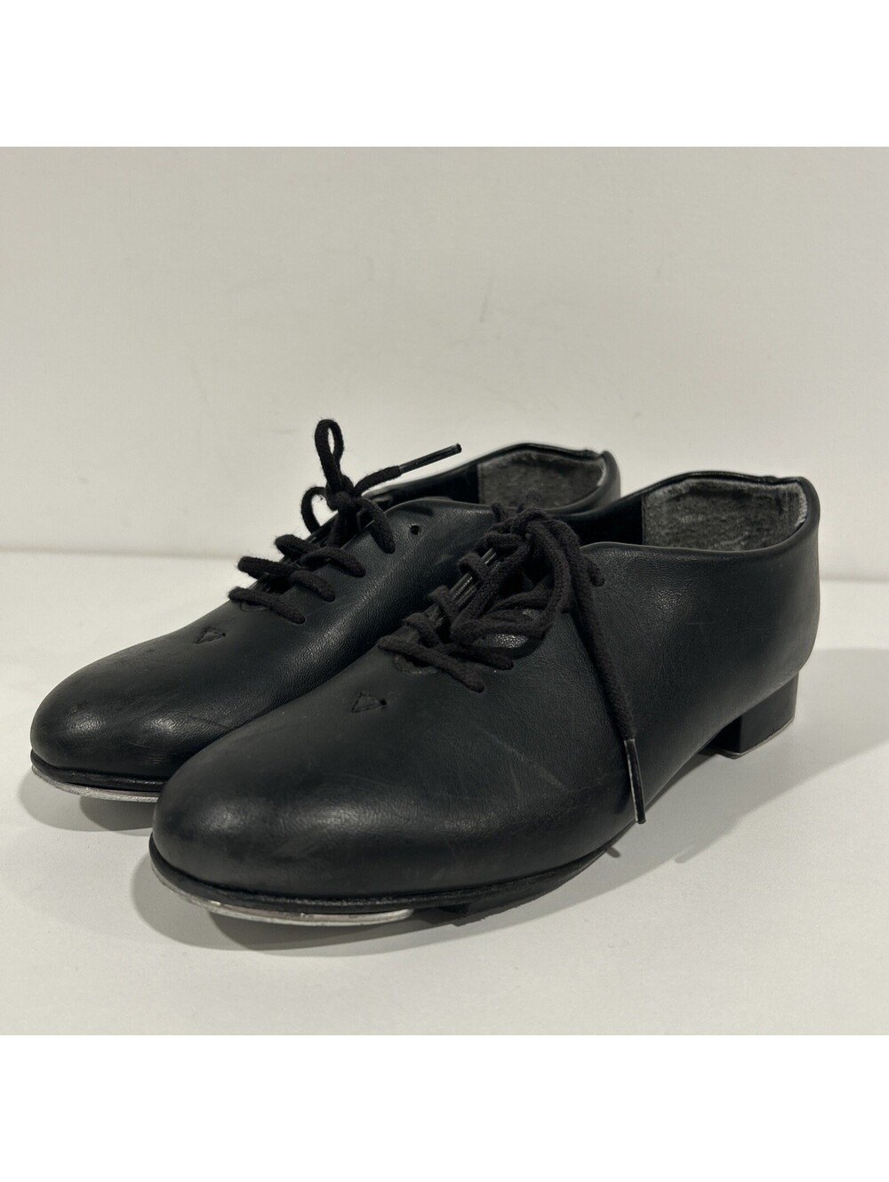 Capezio Tap Shoes Black Lace Up Dance Shoes Women’s Girls Size 5.5
